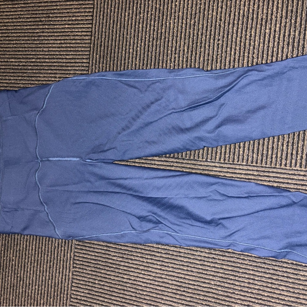 LULULEMON Sense Knit Blue Leggings